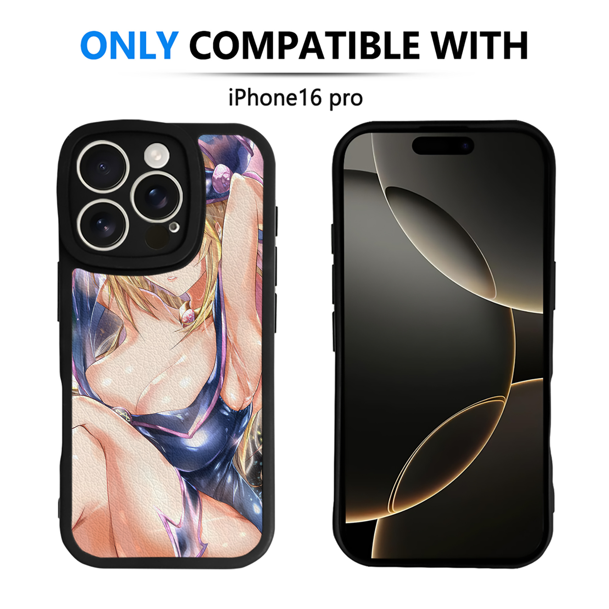 （画像用） 遊☆戯☆王 Yu-Gi-Oh! 【iPhone 16シリーズ対応】シリコンスマホケース（レザー調） 材質：シリコン